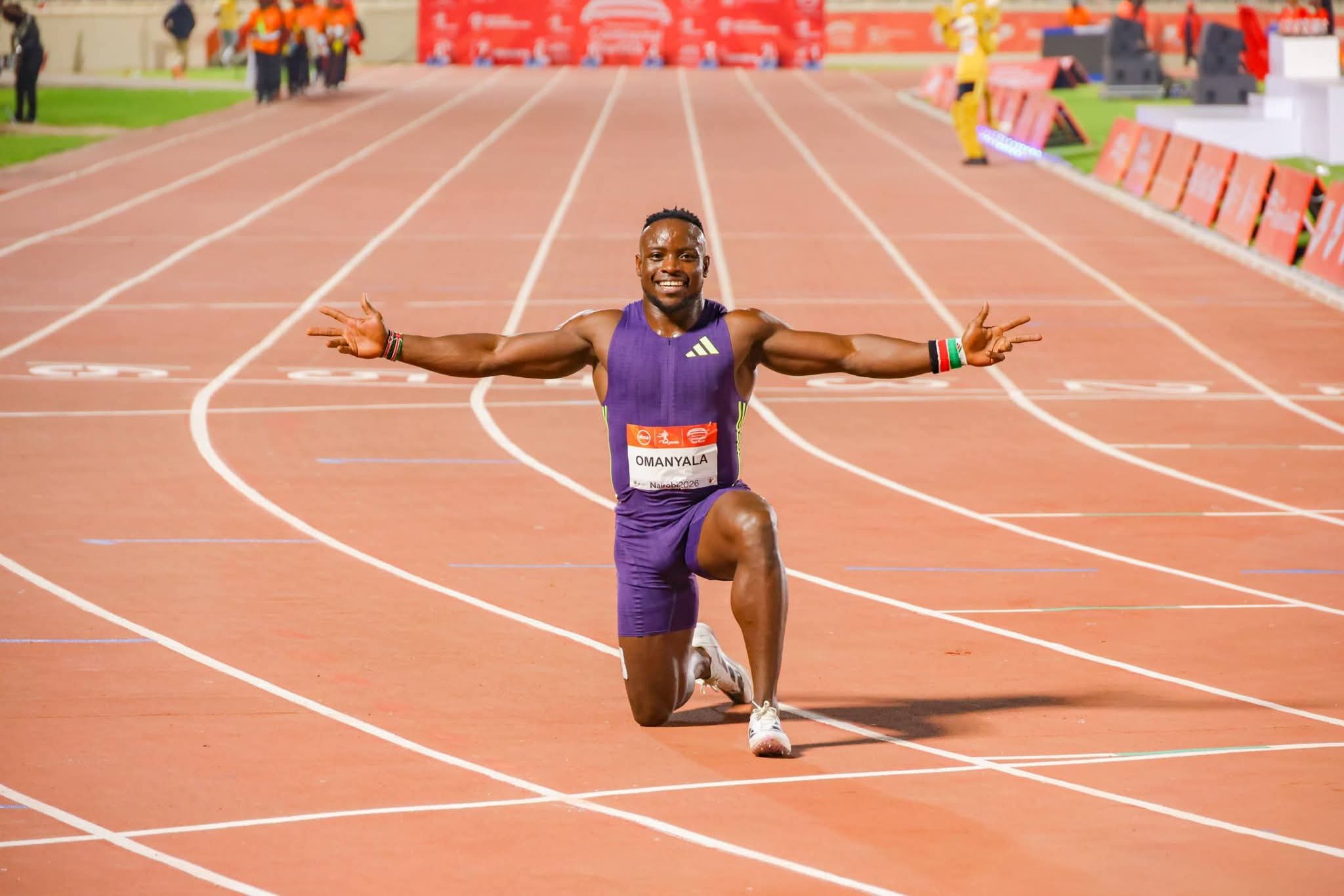 Omanyala reclaims lost 100m race title in Nairobi