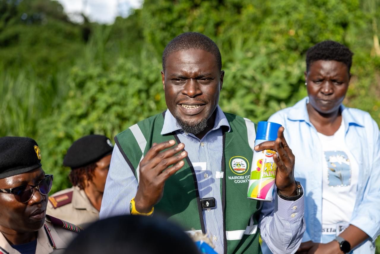Sakaja oversees marking of State House wall in riparian land crackdown