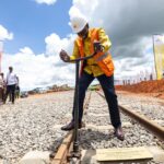 PHOTOS: Ruto breaks ground for revitalisation of Voi–Mwatate railway line