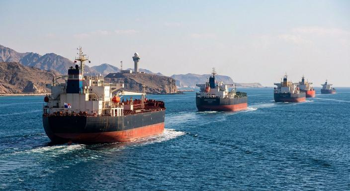 Tanker, container ship hit as Iran shuts Strait of Hormuz again