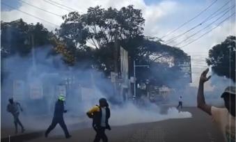 Police fire teargas as unrest hits Gachagua rally build-up in Kikuyu