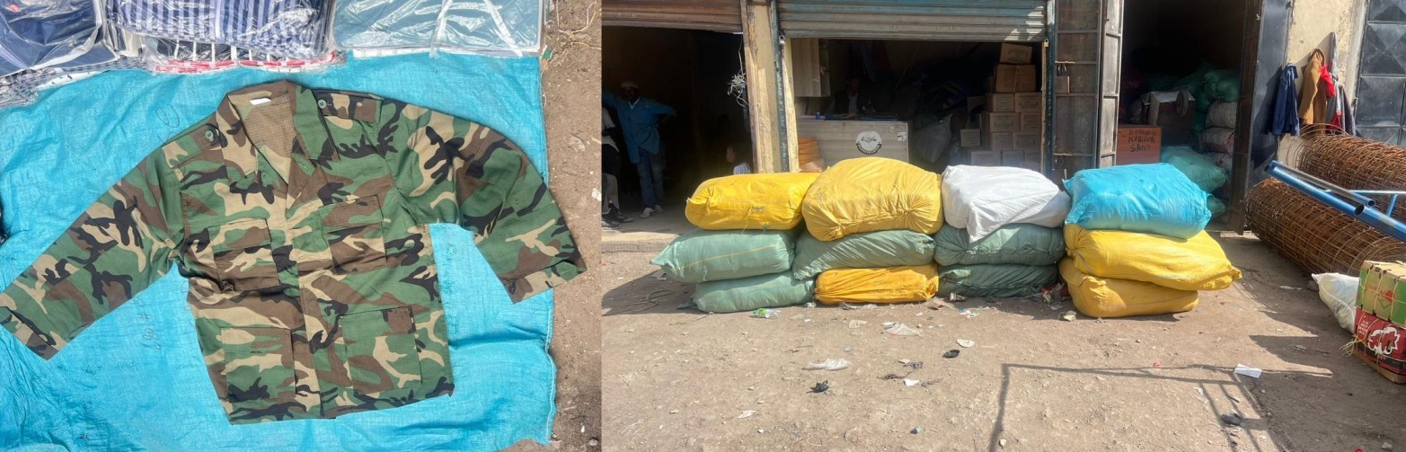 11 bales of suspected Al-Shabaab uniforms seized in Eastleigh raid
