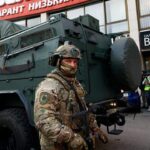 Six killed in Kyiv as gunman opens fire and takes hostages