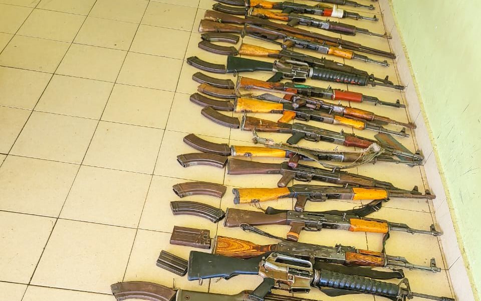 26 illegal firearms surrendered in Katilu, Turkana County