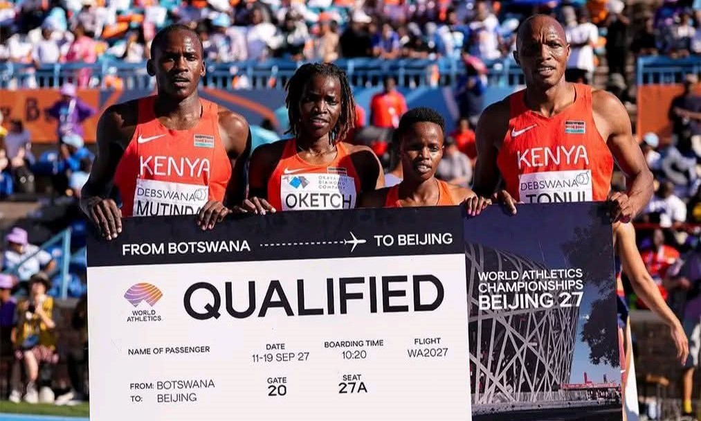Kenya's 4×400 mixed relays qualify for Beijing meet with new Africa record