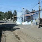 Police fire tear gas as Nanyuki protests escalate over Ebola facility plan at Laikipia Air Base
