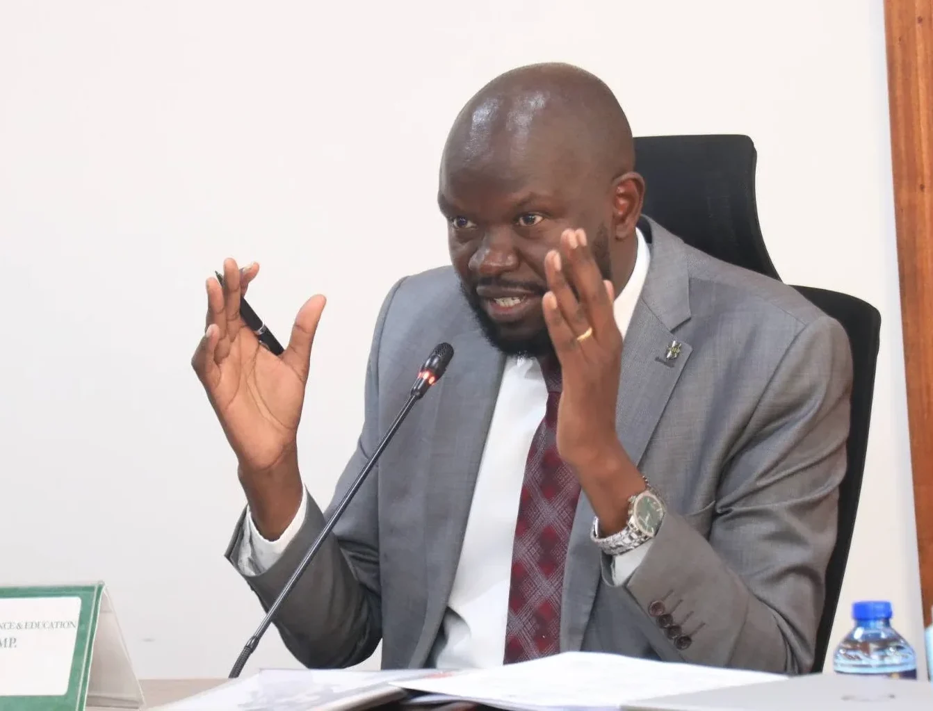 The National Assembly Public Investments Committee on Education and Governance, chaired by Luanda MP Dick Maungu during the committtiee sesssion in Parliament on 5th June, 2026. PHOTO/DAVID BOGONKO NYOKANG'I
