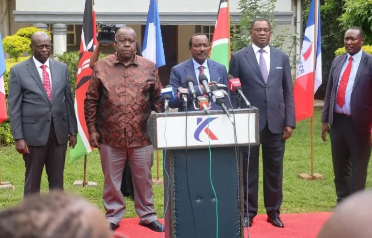 Kalonzo unveils ‘people’s budget’ as opposition rejects government’s Sh4.8 trillion budget