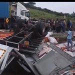 Several trapped after lorry, truck collide on Londiani-Muhoroni Highway