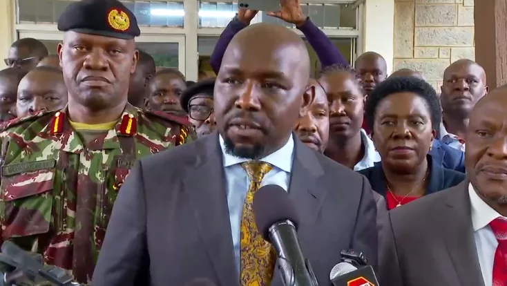 Murkomen: Anyone behind Ol Kalou chaos will face the law