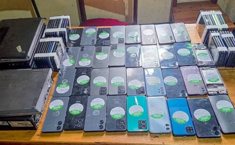 Two arrested as police recover 73 suspected stolen phones in Bungoma crackdown