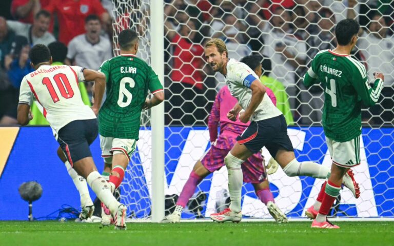 World Cup: Ten-man England battle past Mexico in Azteca thriller