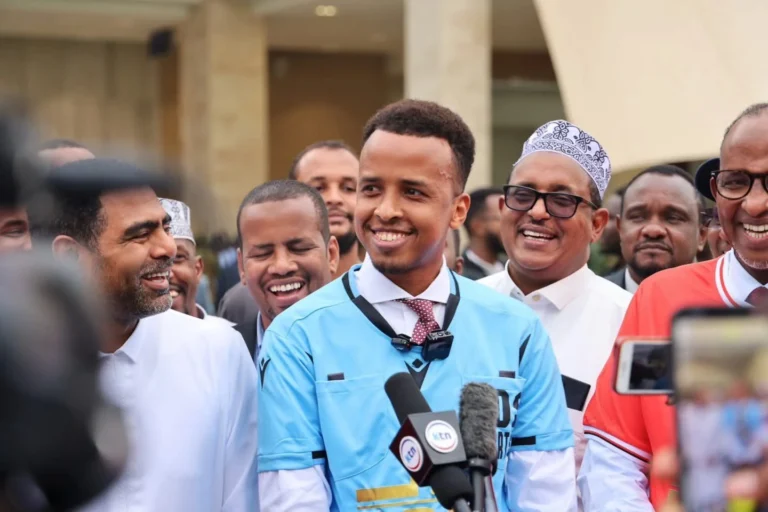 Eastleigh rolls out red carpet for Somali FIFA referee Omar Artan