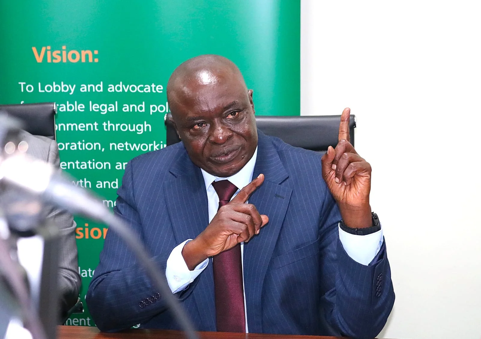 The Cooperative Alliance of Kenya (CAK) Chief Executive Officer Daniel Marube during a press briefing in CAK offices in CIC buildings, Nairobi on 10th July, 2026. PHOTO/DAVID BOGONKO NYOKANG’I