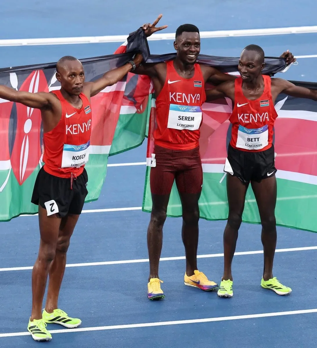 Golden sweep! Serem leads historic 1-2-3 for Kenya in Glasgow steeplechase