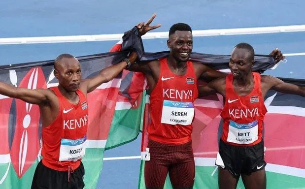 Ruto hails historic Kenyan podium sweep in Commonwealth steeplechase