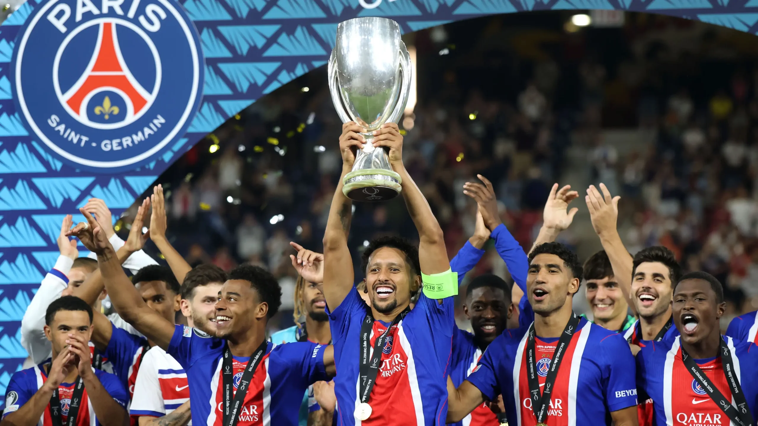 PSG edge past Aston Villa in historic Super Cup clash to secure back-to-back titles
