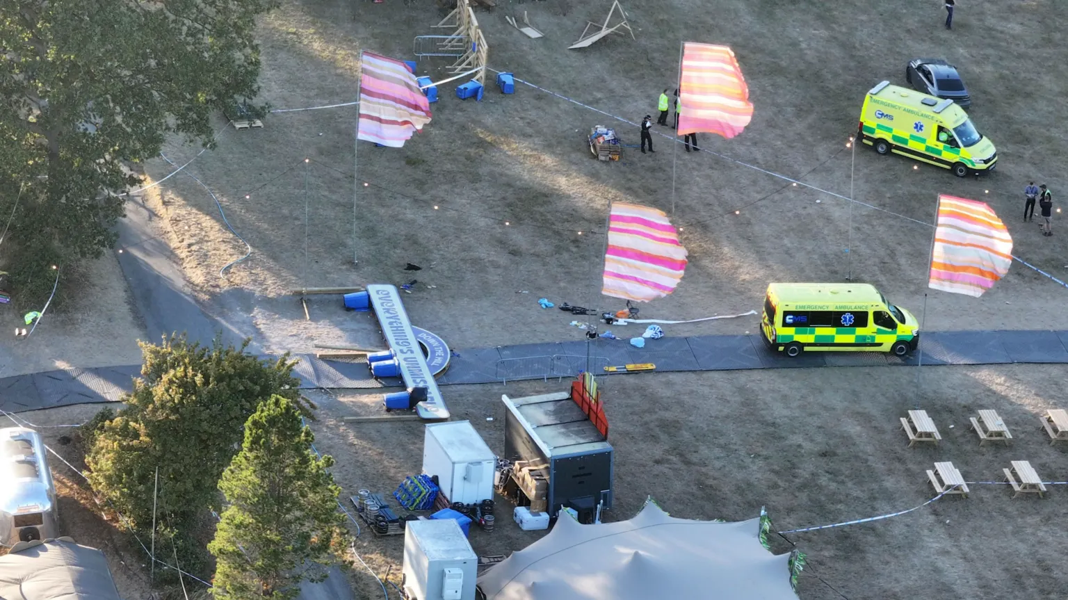 Christian festival in West Sussex closed after sign collapse kills one