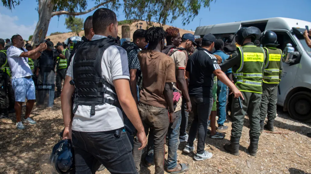 Morocco detains dozens of migrants trying to cross into Ceuta