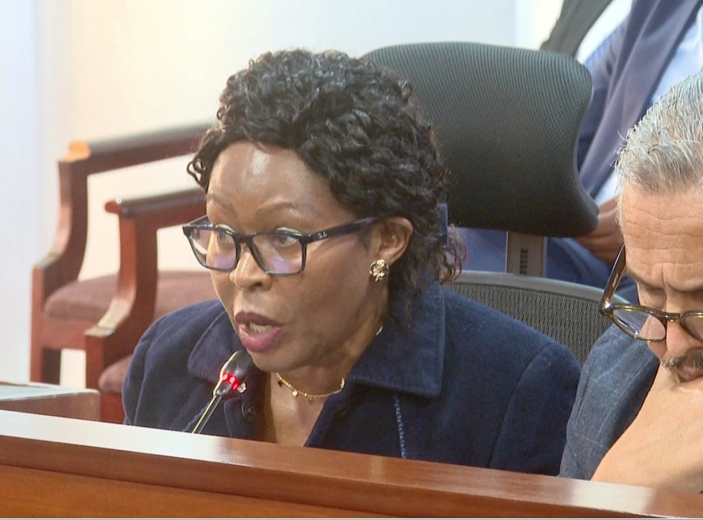 Sony Sugar MD Pamela Jane Odhiambo appears before the National Assembly Trade Committee on 5th August, 2026, in Parliament. PHOTO/DAVID BOGONKO NYOKANG'I