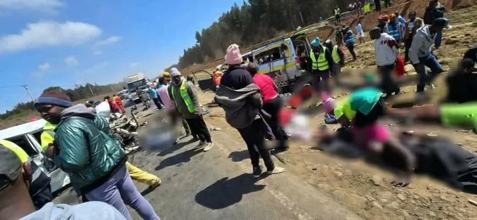 Multiple-vehicle crash reported at Kijabe along Nairobi-Nakuru highway