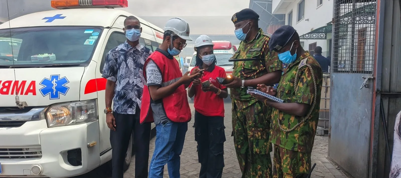 Fire breaks out at Mombasa Maize Millers in Majengo; response ongoing