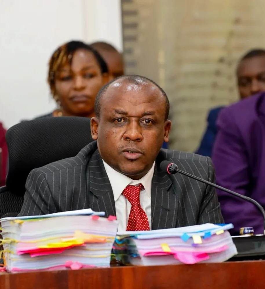 The Makueni County Governor Mutula Kilonzo Jr appears before the Senate Committee on Devolution and Intergovernmental Relations in parliament on 10th August,2026. PHOTO/DAVID BOGONKO NYOKANG’I