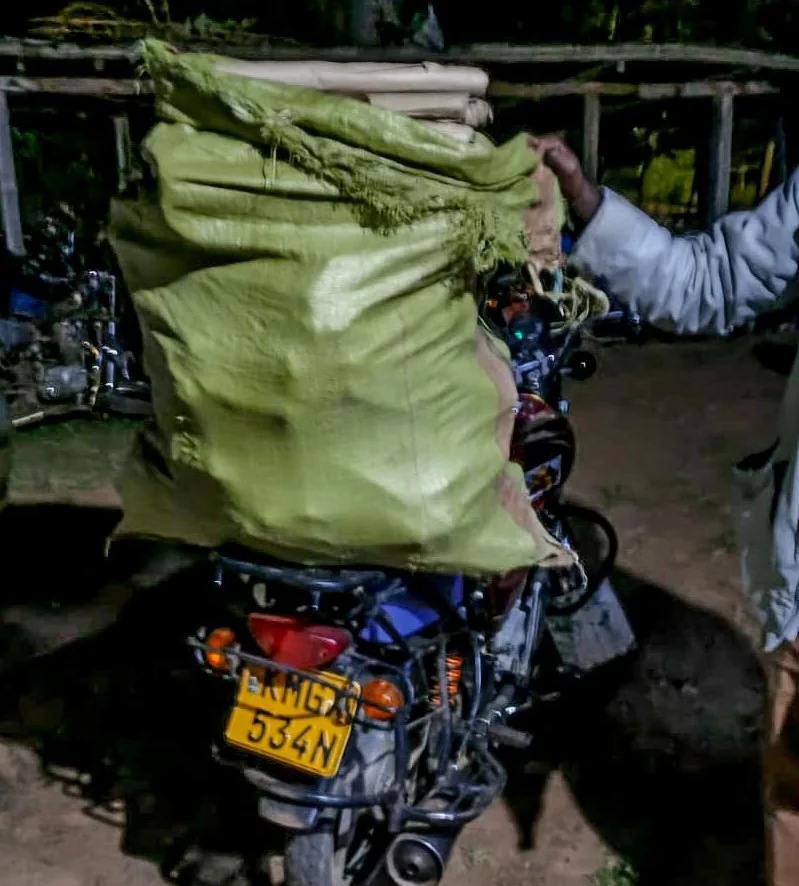 Two flee as police recover 249 cannabis rolls in Bomet night ambush