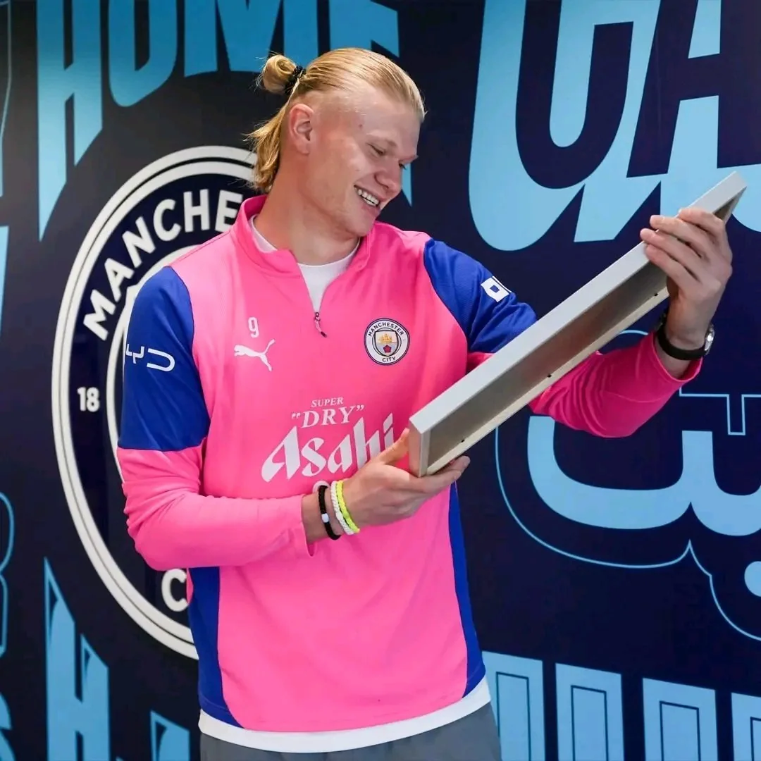 Erling Haaland receives four Guinness World Records certificates