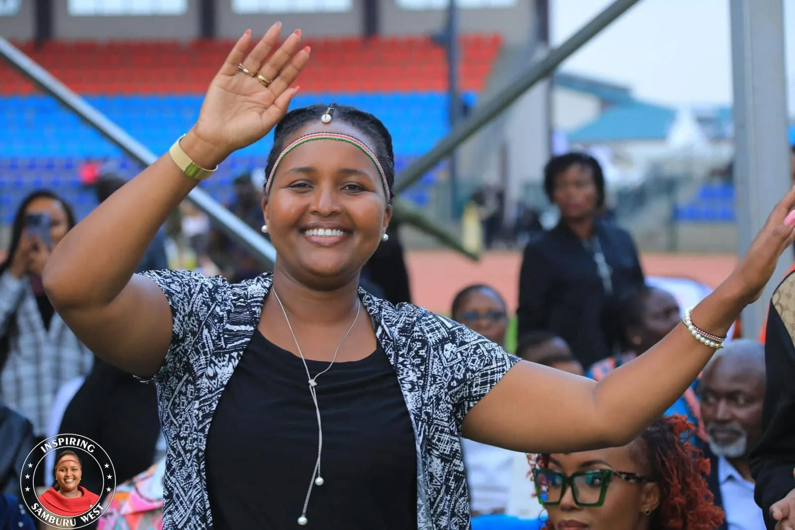 Samburu West MP Naisula Lesuuda during a past function. PHOTO/COURTESY
