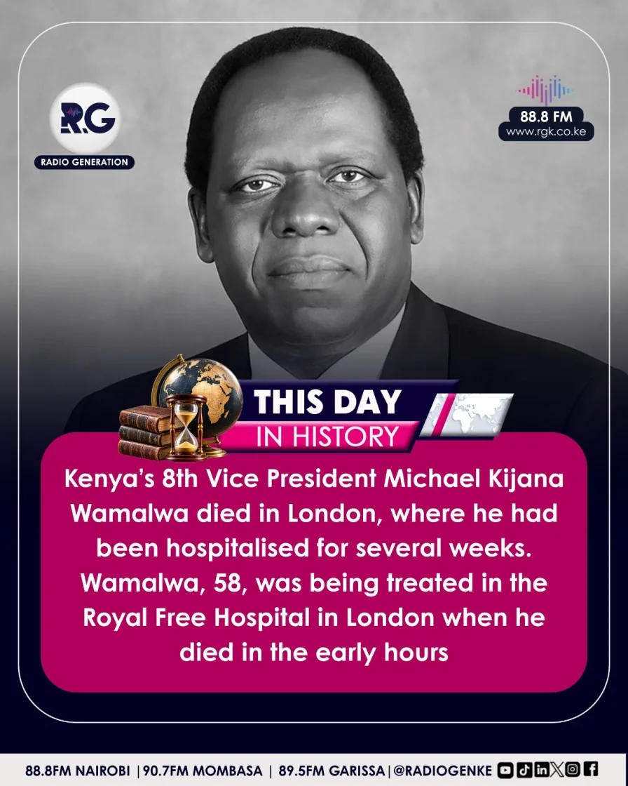 Remembering VP Kijana Wamalwa, 23 years on