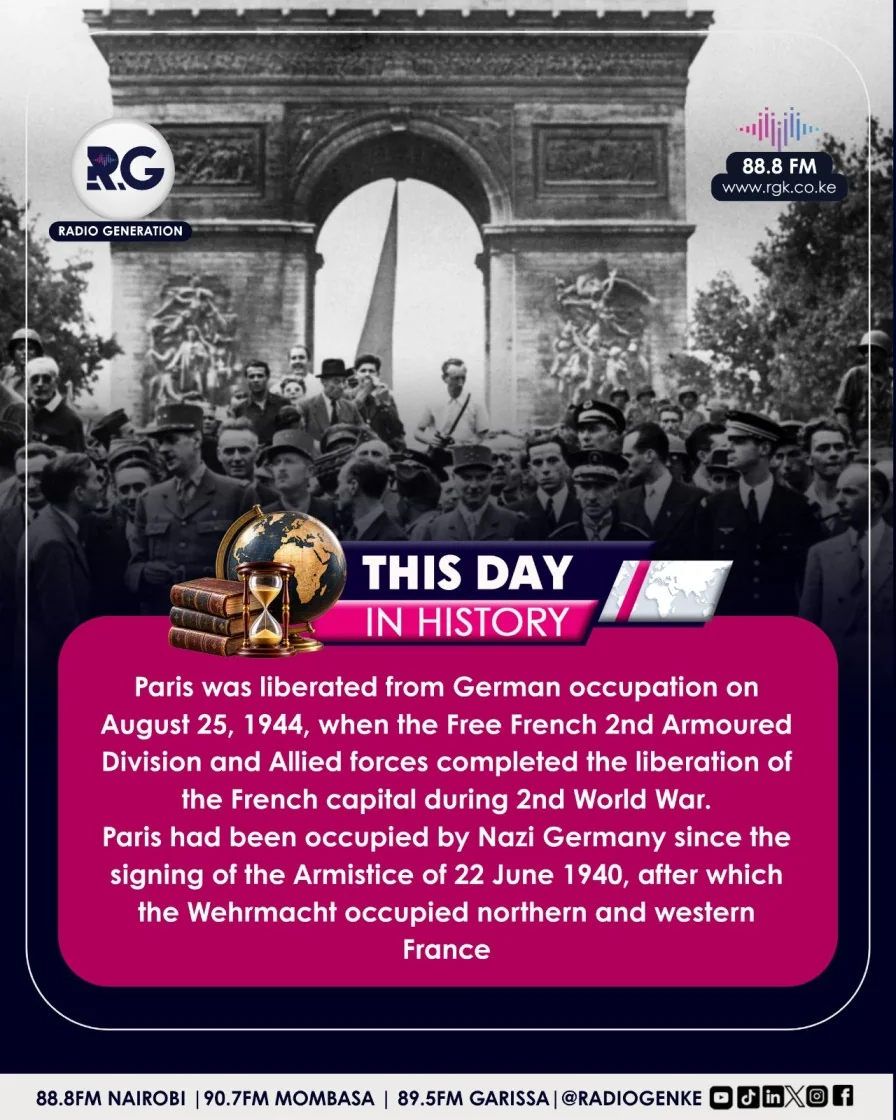 Paris liberated from German forces