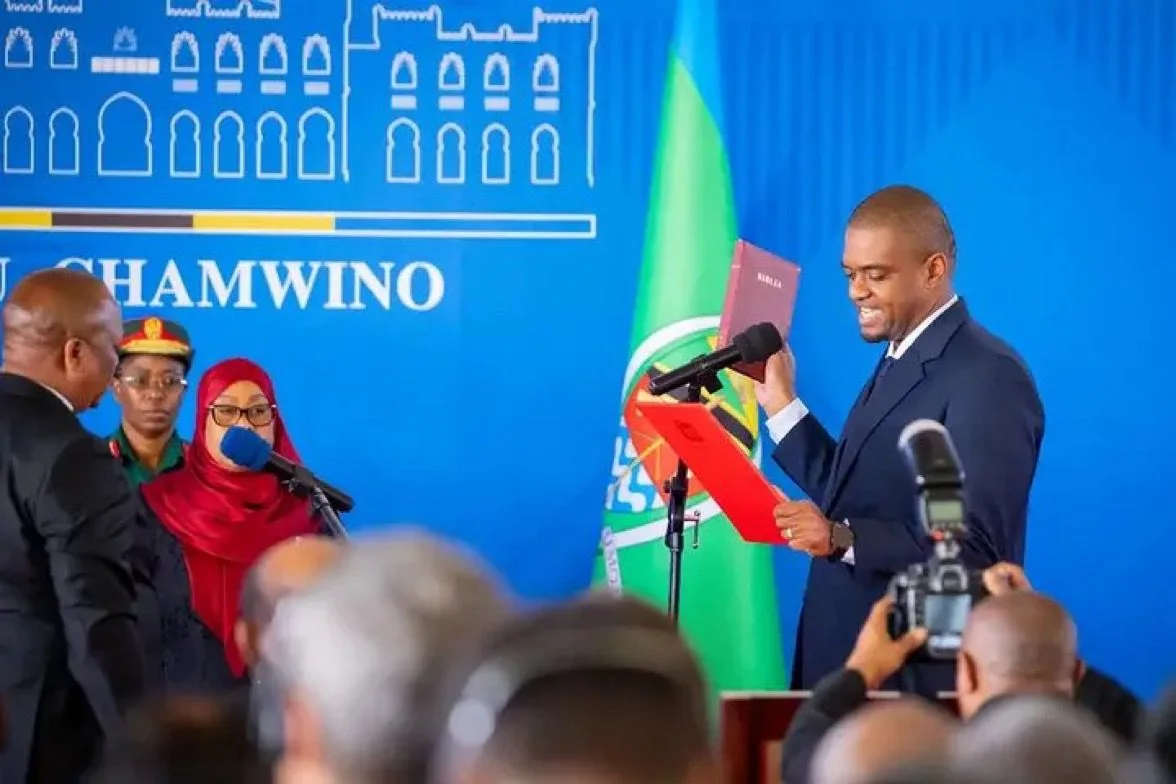 Deogratius Ndejembi sworn in, takes over as Tanzania’s second-in-command