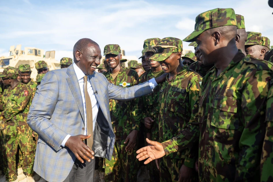You did a wonderful job! Ruto hails Haiti officers, receives mission flag