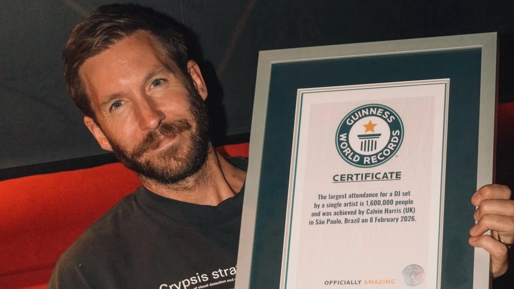 Calvin Harris sets world record with 1.6m crowd in Brazil