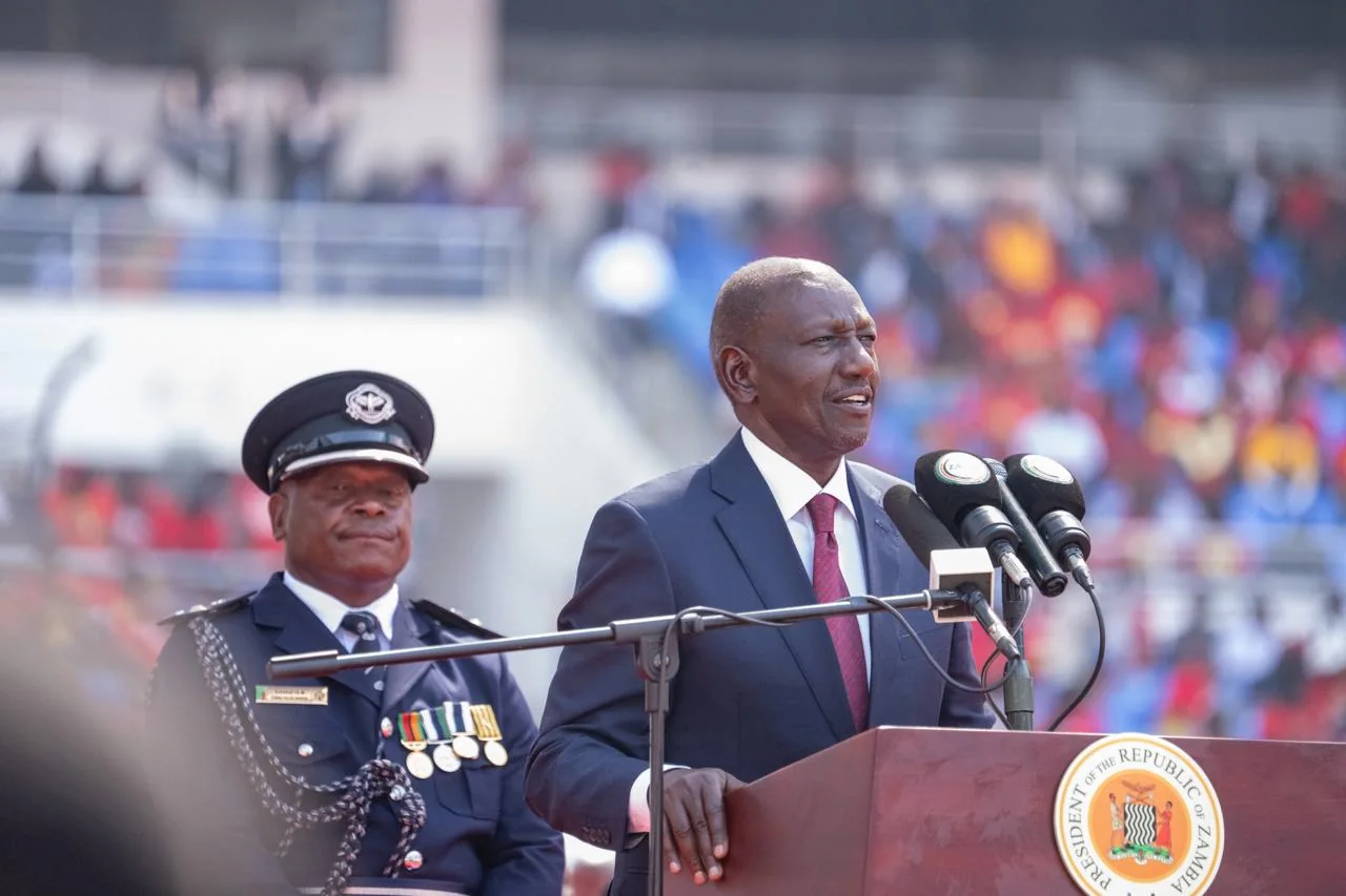 Ruto challenges Hichilema to make economic freedom Zambia’s next goal