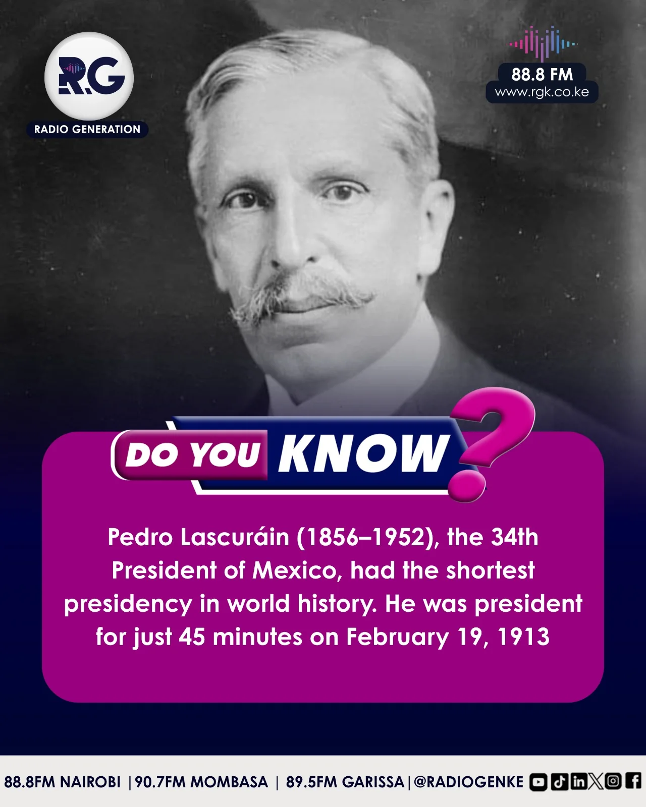 Pedro Lascuráin: Mexico's president who served for just 45 minutes