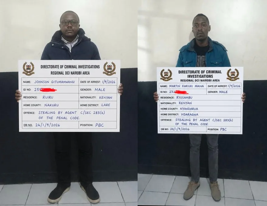Two directors arrested over alleged Sh31.2m theft from retailer