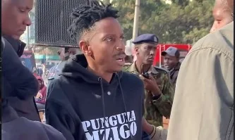 Eric Omondi arrested during county signature campaign