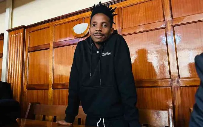 Eric Omondi freed on bond after denying traffic obstruction charge