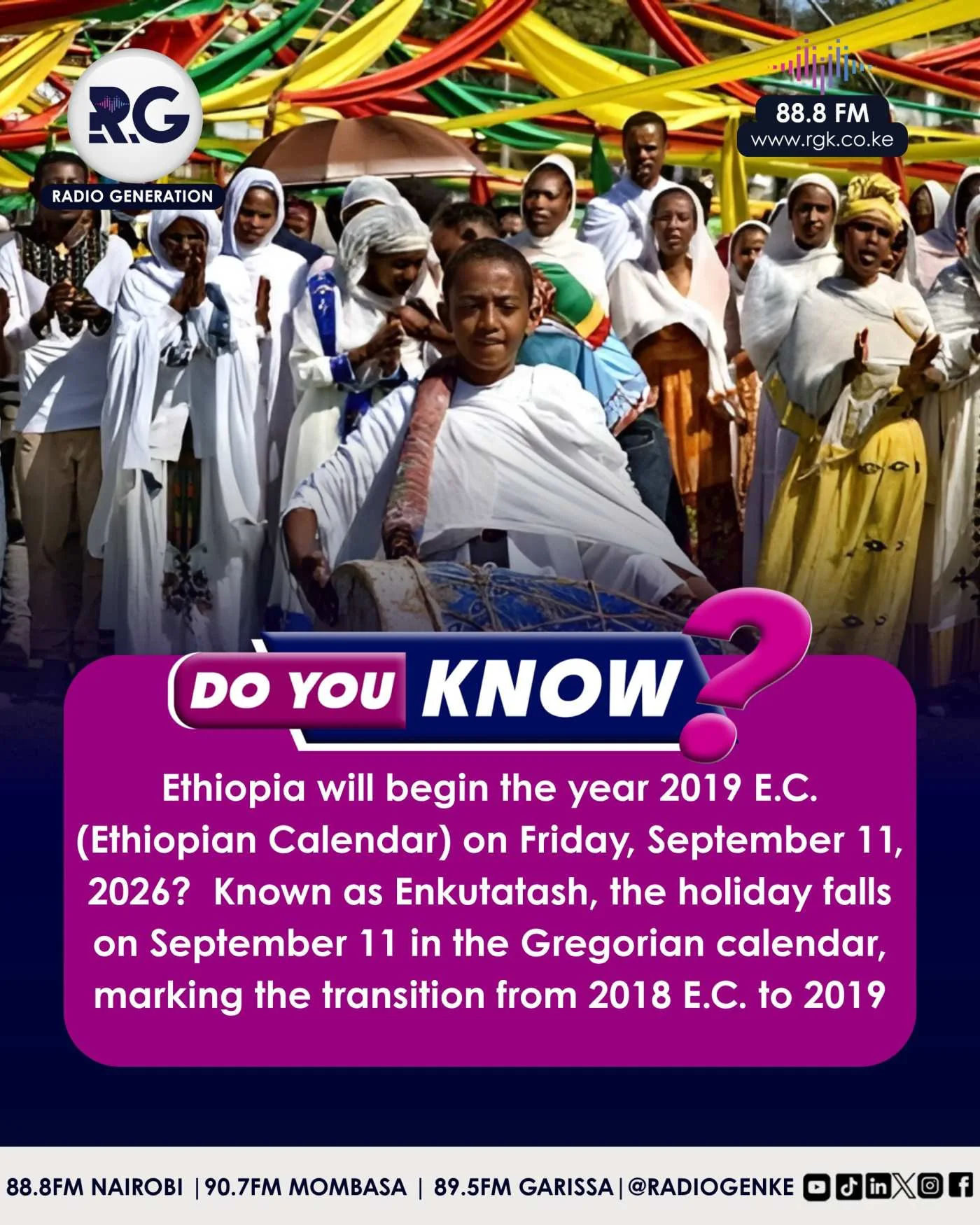 Why Ethiopia celebrates Enkutatash New Year in September