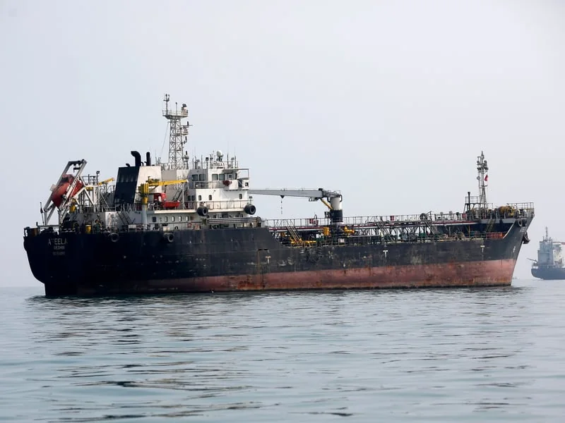 Iranian cargo vessel struck near Qeshm Island