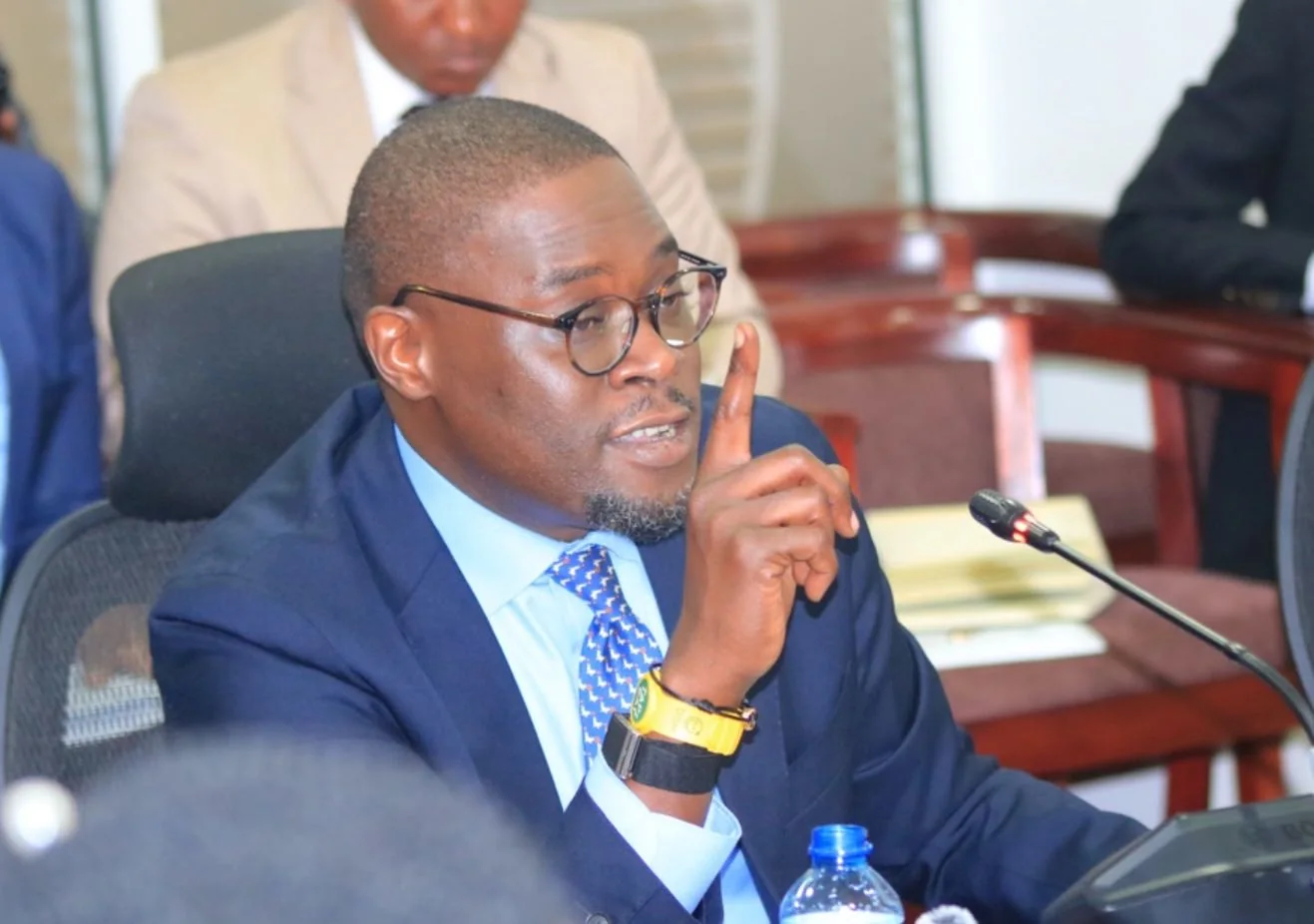 Nairobi Governor Johnson Sakaja appears before the Senate County Public Investment Committee in Parliament on September 14, 2026. PHOTO/DAVID BOGONKO NYOKANG'I.