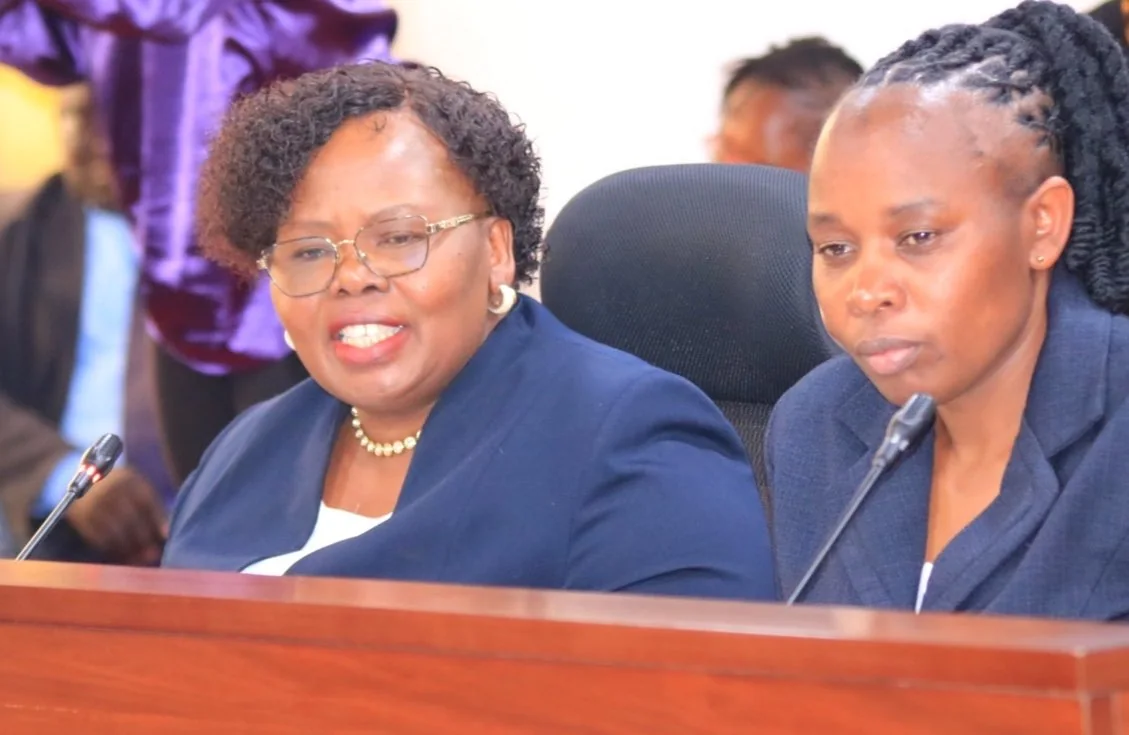 Limuru Girls' High School Chief Principal Susan Kariuki appeared before the National Assembly Committee on Governance and Education in Parliament on 16th September. PHOTO/DAVID BOGONKO NYOKANG'I