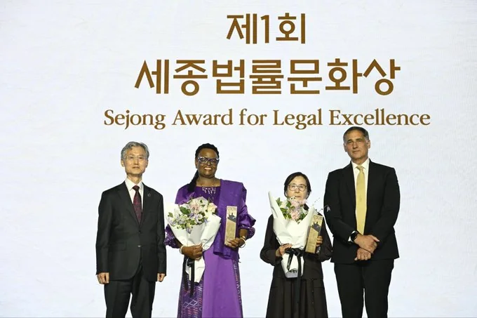 CJ Koome gets global recognition with inaugural Sejong Legal Culture Award
