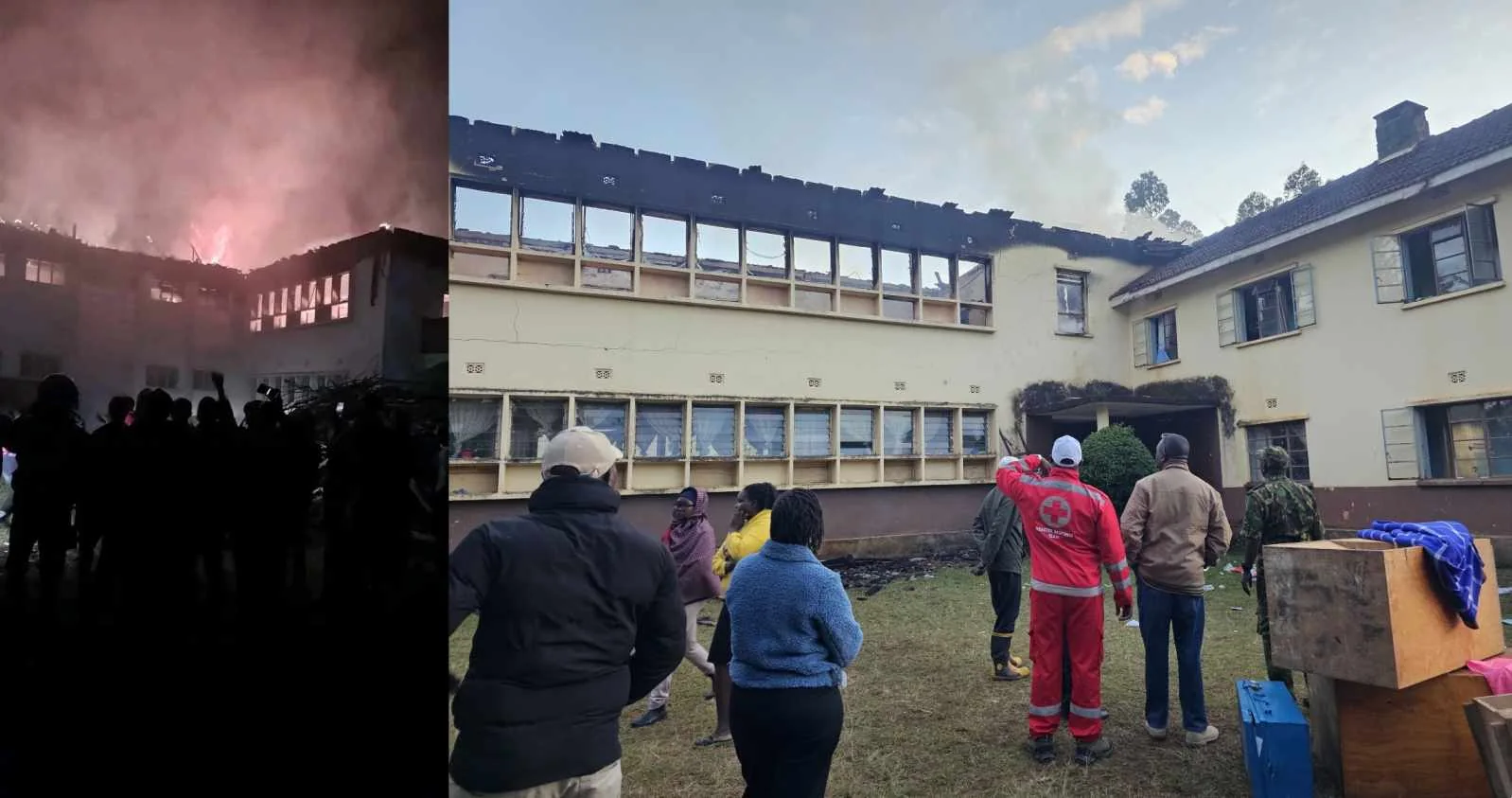 Property of unknown value destroyed as dawn fire hits Hill School in Eldoret