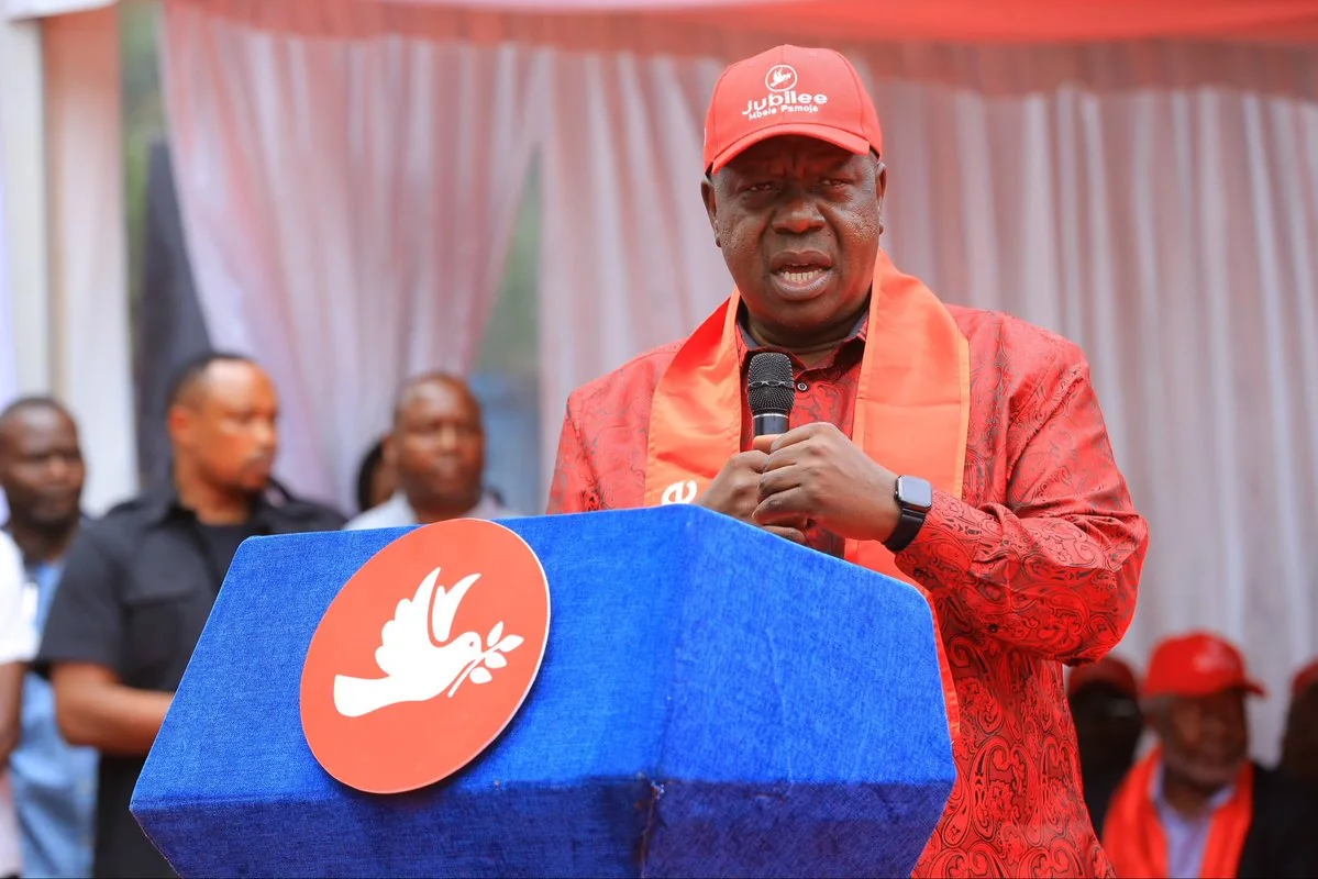 ‘I never thought this moment would come,’ Matiang’i says as he takes Jubilee helm