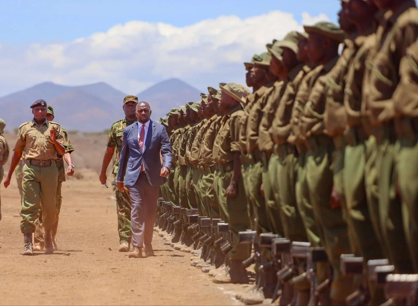 705 reservists recruits graduate after landmark cross-community training in Meru