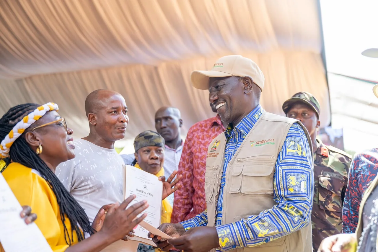 Ruto sets December deadline for 500,000 Coast title deeds