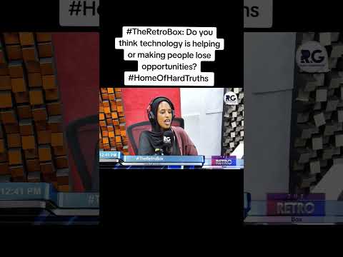 Do you think technology is helping or making people lose opportunities?